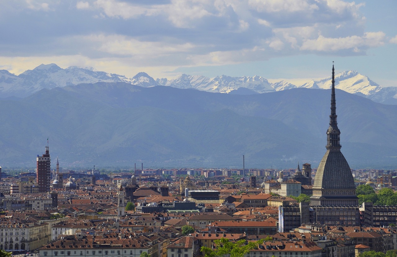 Torino, panoramica della città.