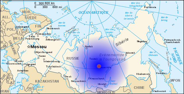 Inspiegabile evento a Tunguska in Russia