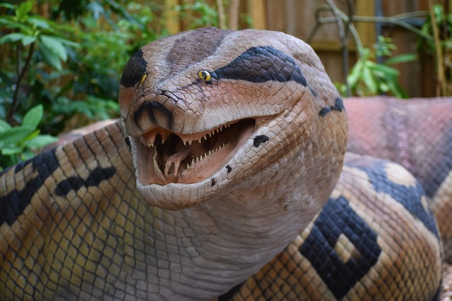Serpente gigante ripreso in Brasile